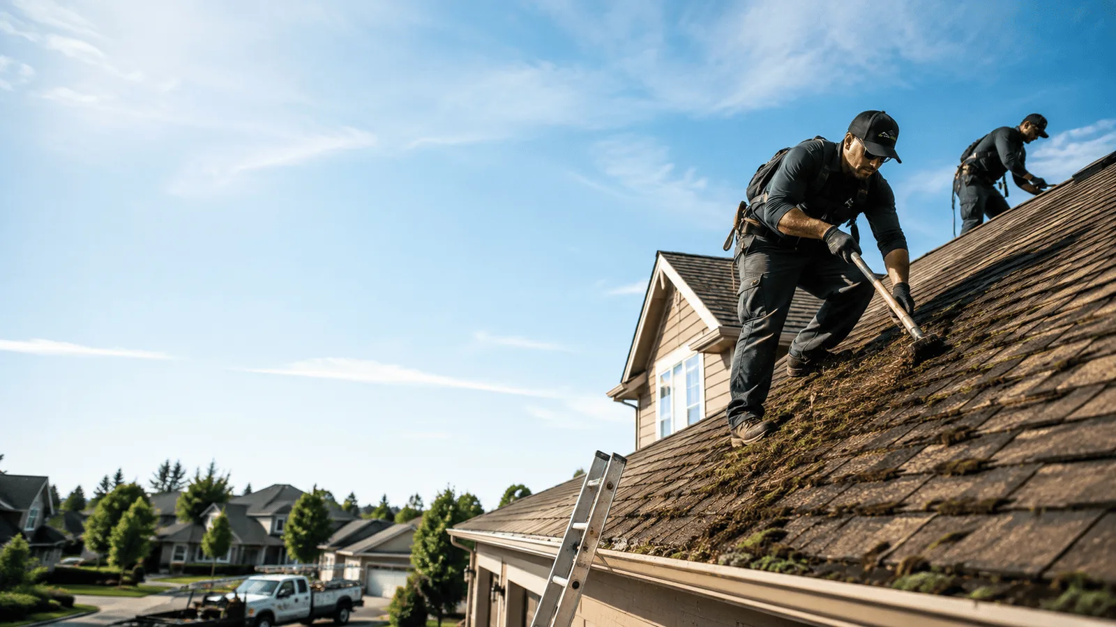 Roof Moss Removal in Bartelso, IL near me